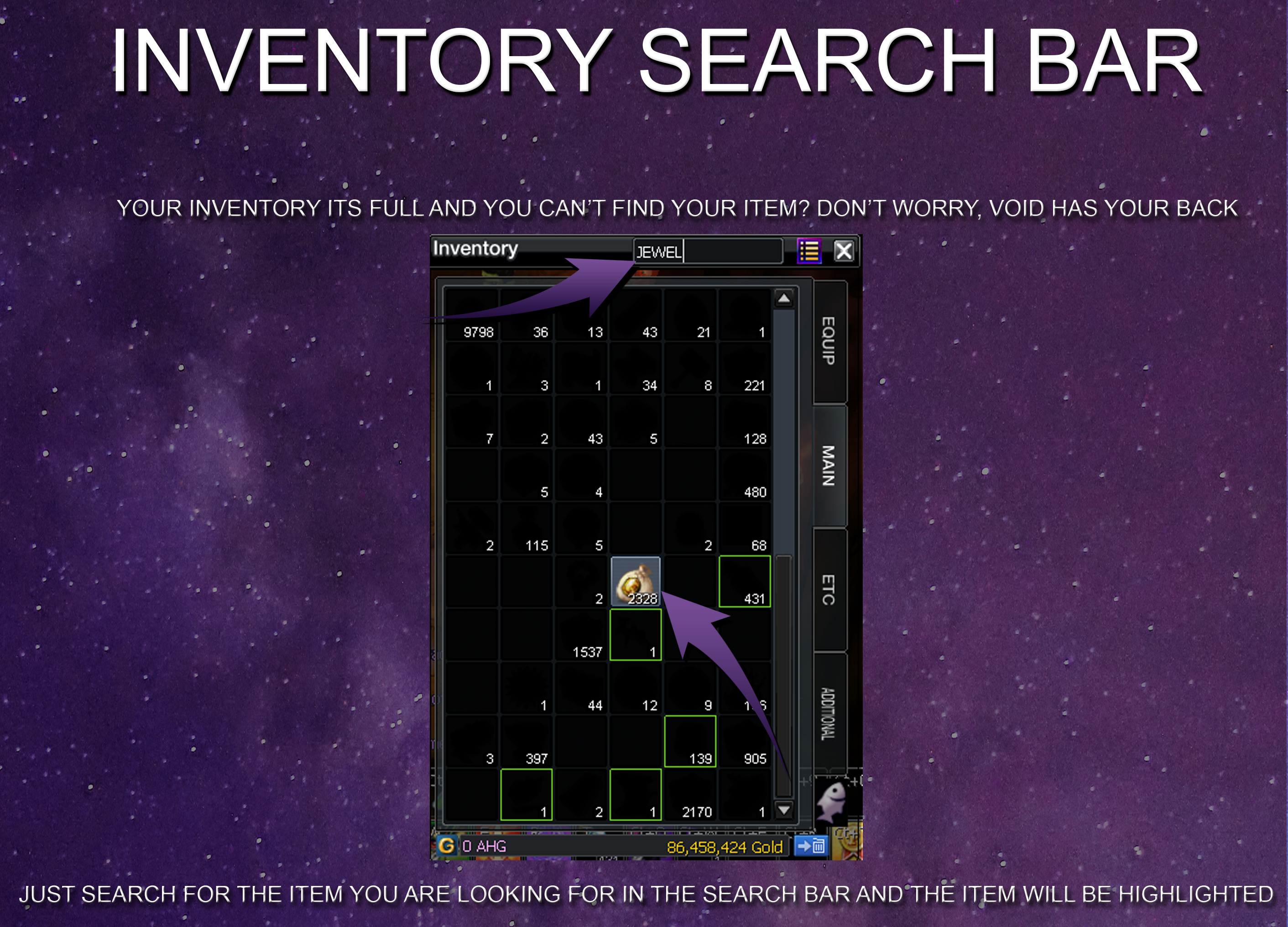 Inventory Searchbar